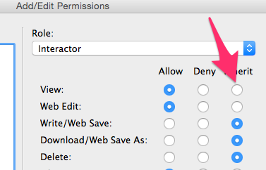 Tableau Server: Add/Edit Permissions