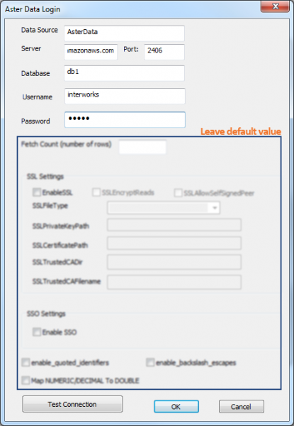 Aster Data Login