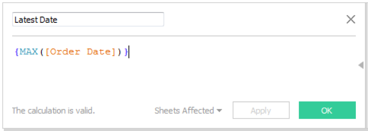 Calculate Maximum Data