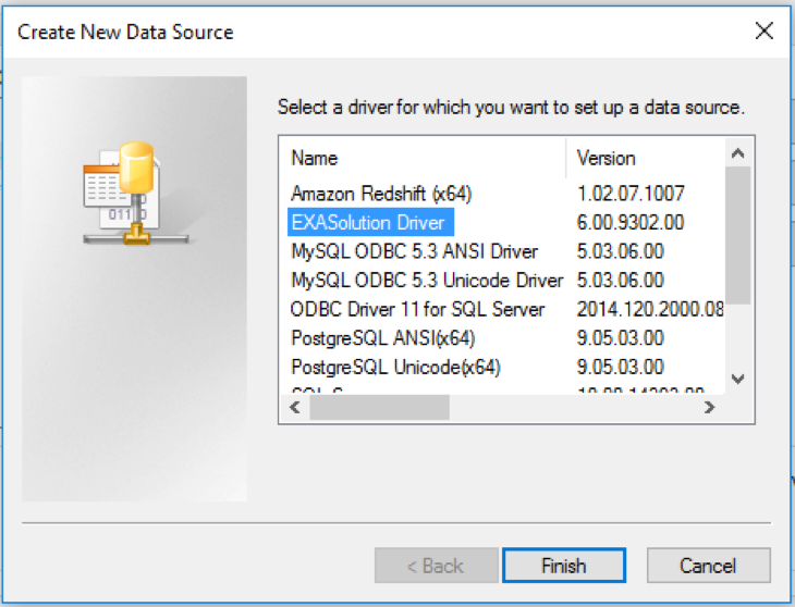 EXASOL Data Retrieval