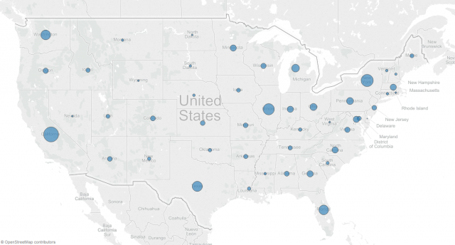 Figure 1: Gray map style.