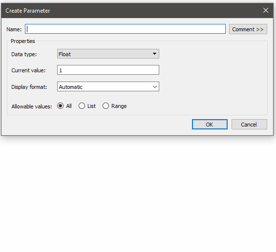 Choose a Breakdown Field Parameter