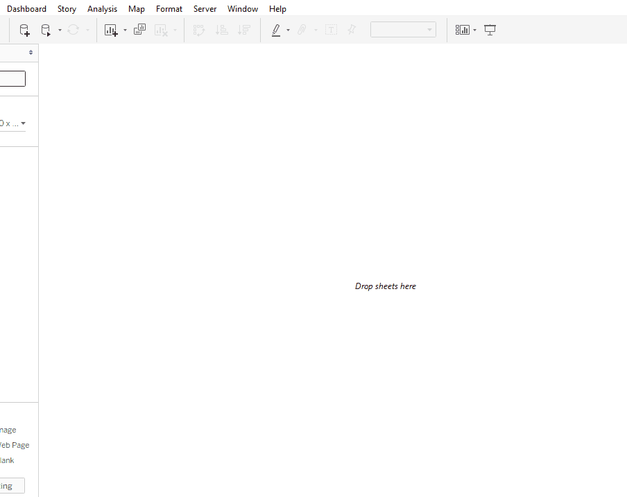 Tableau → Insert Dashboard Actions