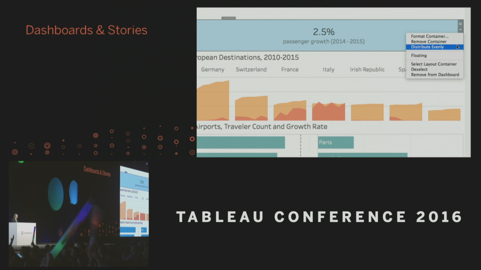 Tableau Conference 2016 - Devs on Stage - Distribute Evenly