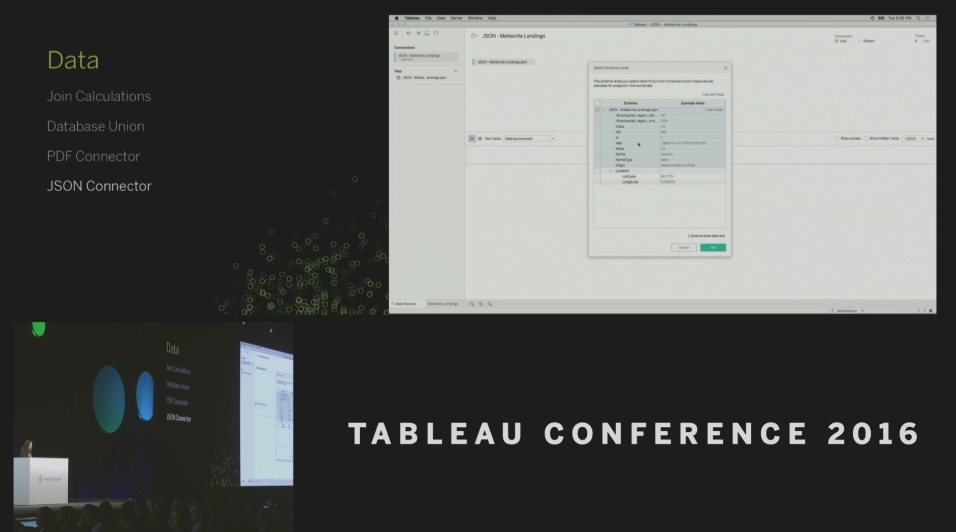 Tableau Conference 2016 - Devs on Stage - JSON Connector