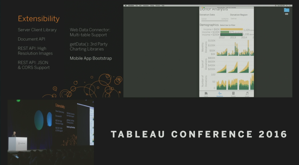 Tableau Conference 2016 - Devs on Stage - Mobile App Bootstrap