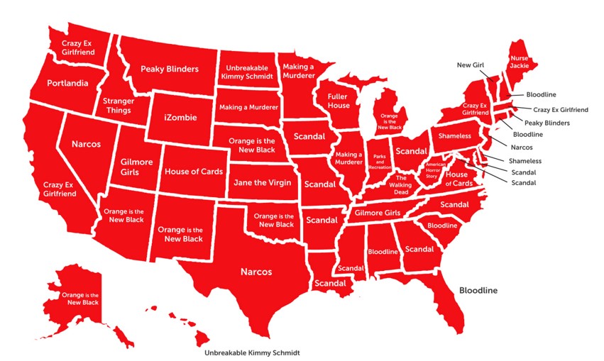 Netflix Map