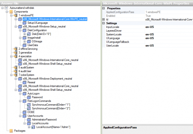 Windows System Image Manager