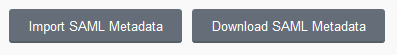 Import SAML Metadata
