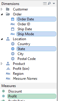 Build a Tableau Viz w/ These Dimensions