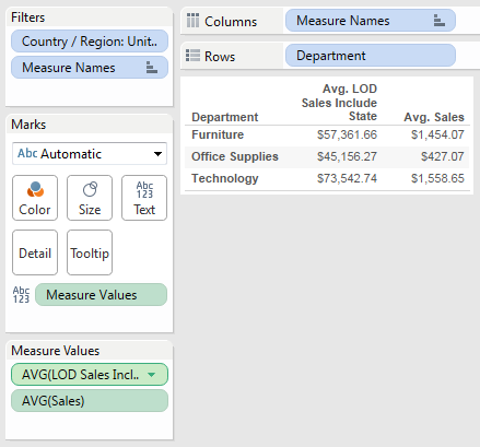 Changing to an Include calculation