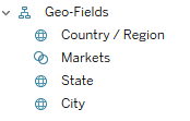 New Geo-Field hierarchy