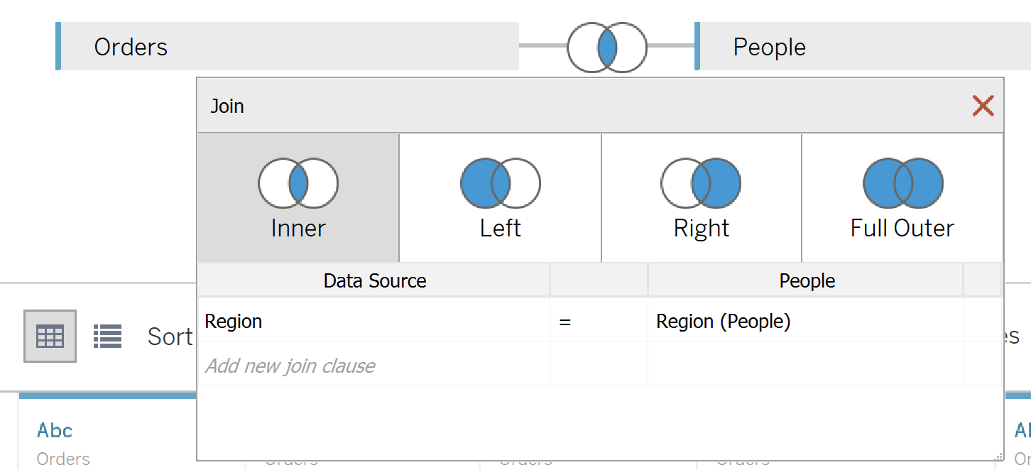 Join in Tableau