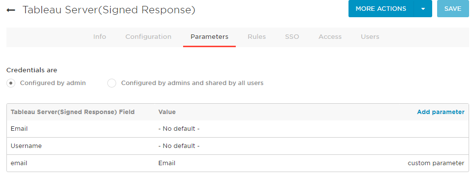 Set value to - No default -