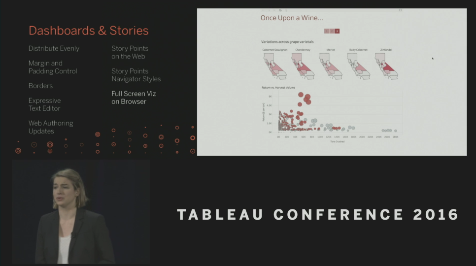 Tableau Conference 2016 - Devs on Stage - Story Points for Web