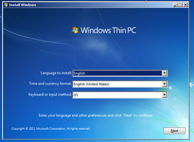 Language Settings Prompt