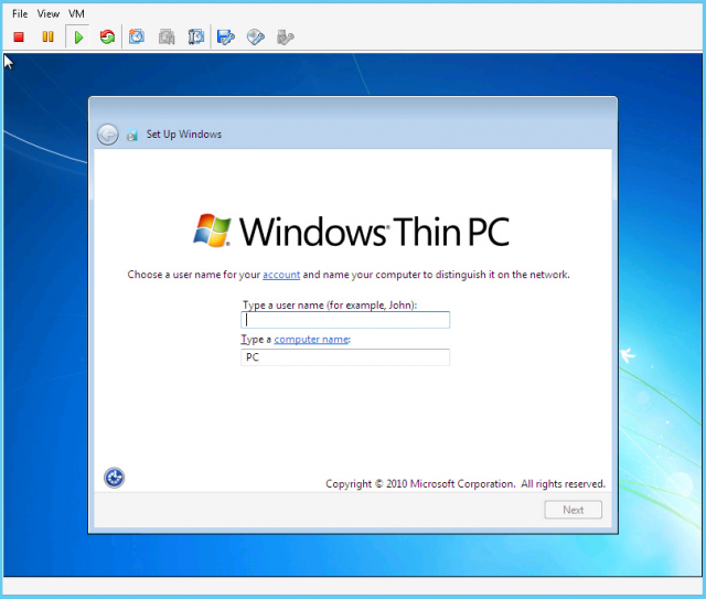 Windows ThinPC