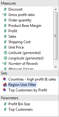 Creating a User Filter in Tableau 8 - Step 3