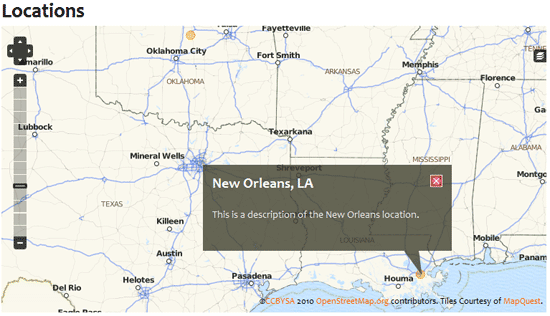 OpenLayers Map Example 2