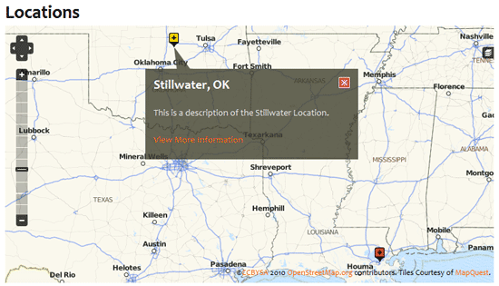 OpenLayers Map Example 4