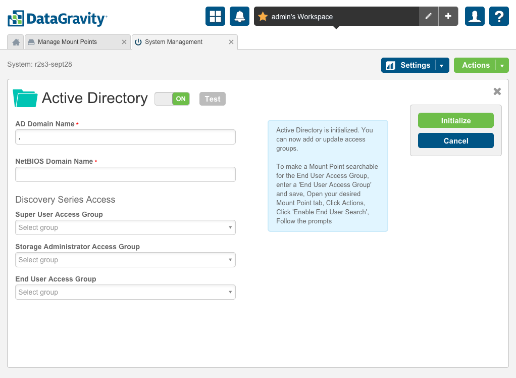 Setup Active Directory