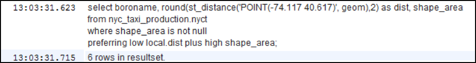 Skyline Analytics example